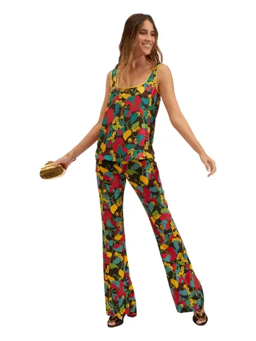 Twirl Top Vines Brown by La DoubleJ