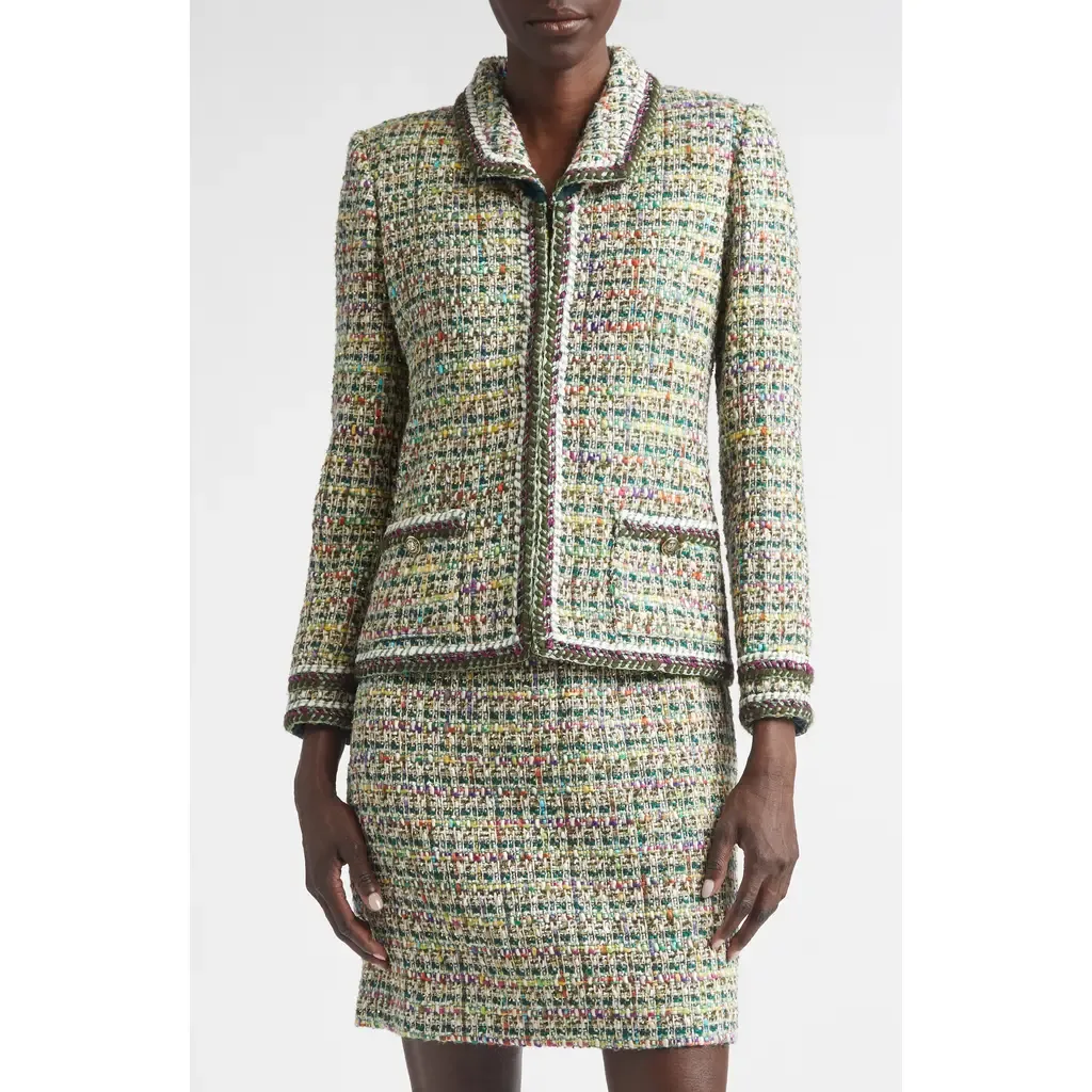 Forest Tweed Jacket by ST. JOHN