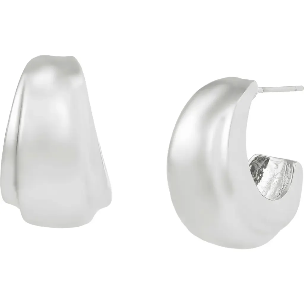 Chubby Huggie Earrings by Robert Lee Morris