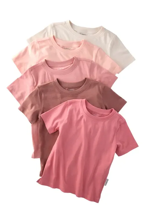 Taylor Assorted 5-Pack Organic Cotton T-Shirts by BUTTERBLU