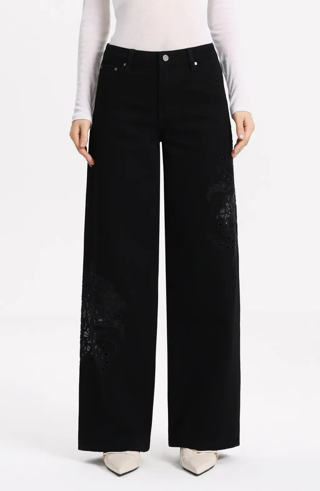 High Waist Wide Leg Jeans