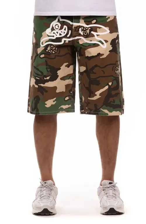 Icee Camo Twill Shorts by ICECREAM