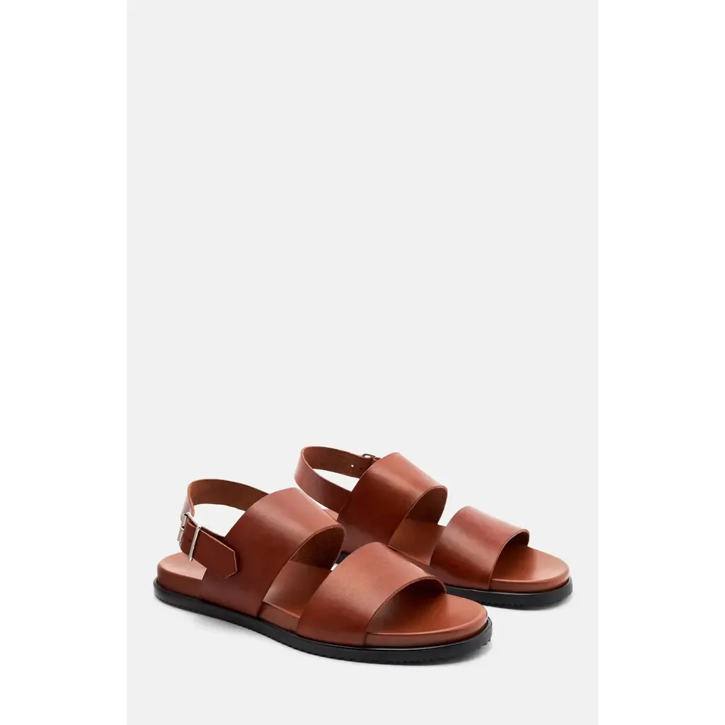 Antonio Sandals in Cognac - Calf by SCAROSSO