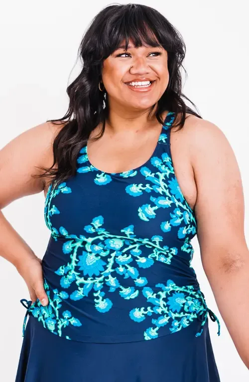Maya Tankini Swim Top with Removable Cups by Calypsa
