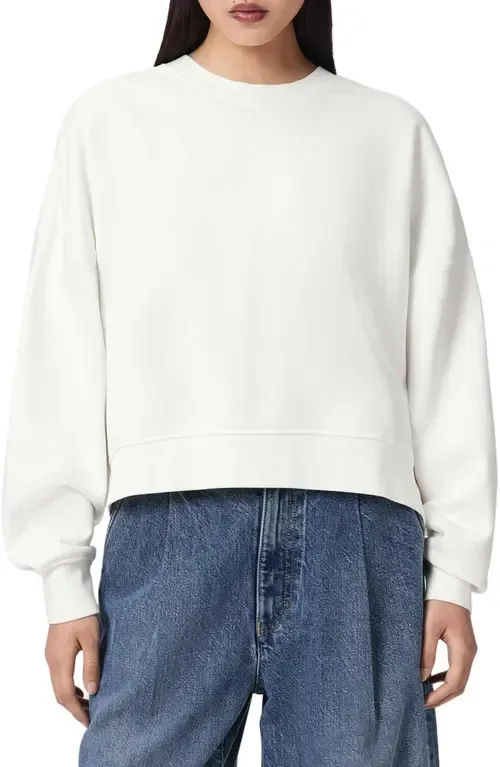 Esme Pippa Crochet Heart Back Sweatshirt by AllSaints