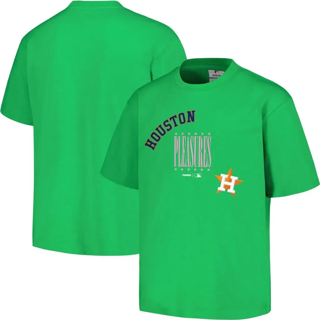 Pleasures Houston Astros Repurpose T-Shirt by PLEASURES