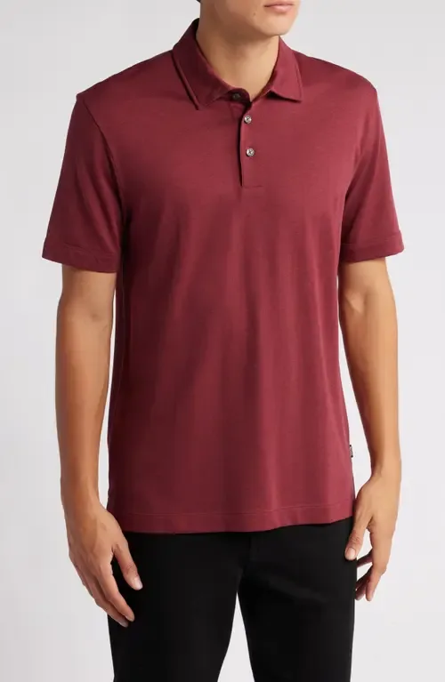 Press Lyocell & Cotton Polo by BOSS