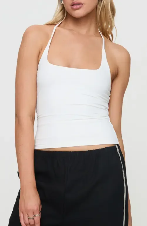 Ezekiel U-Neck Halter Top by Princess Polly