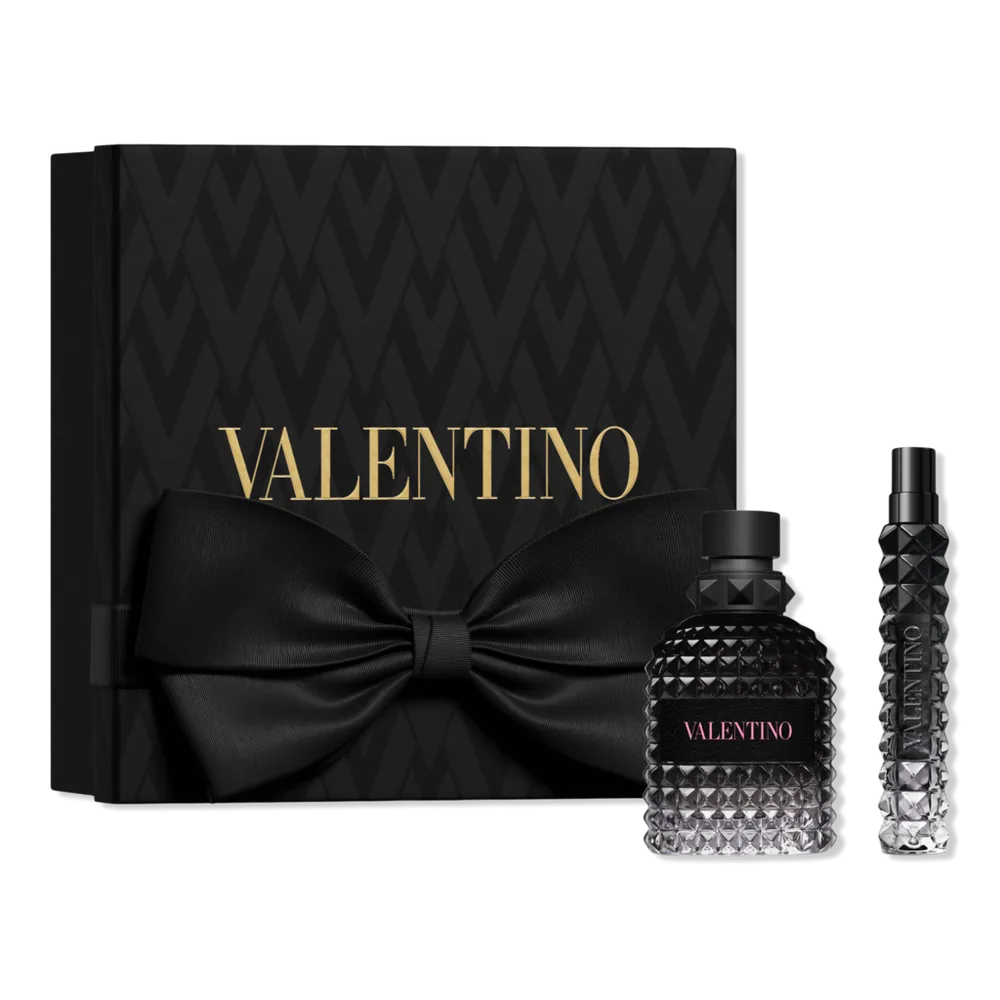 Uomo Born in Roma Eau De Toilette 2 Piece Holiday Fragrance Gift Set by Valentino