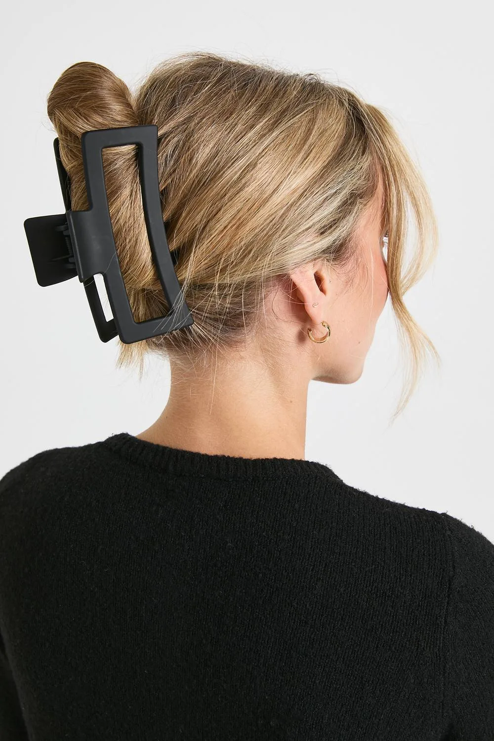 Large Square Claw Clip by boohoo