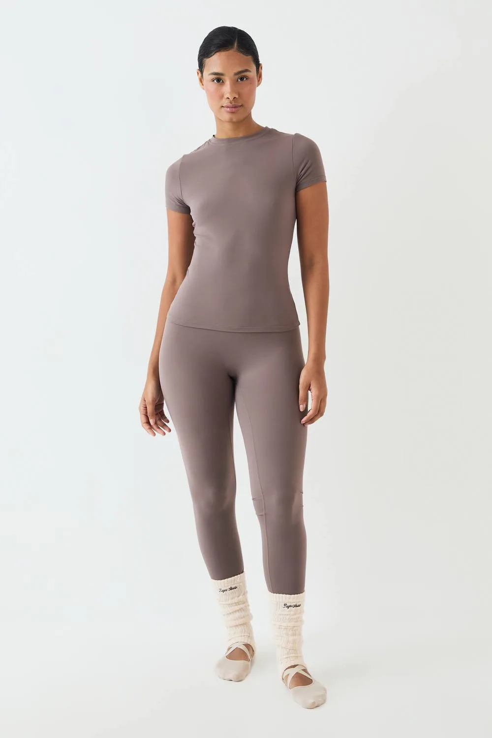 Soft Luxe Mid Rise Legging Pants by DSGN Studio