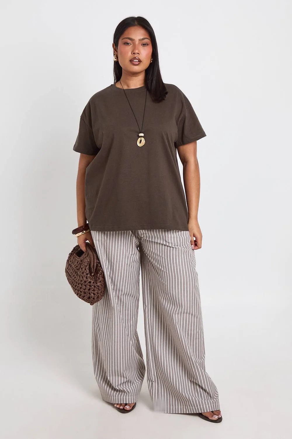 Basic Oversized Short Sleeve T-Shirt by boohoo