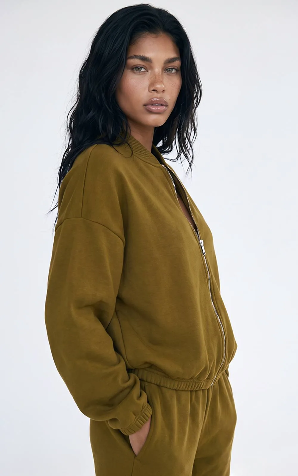Bomber Sweat Jacket