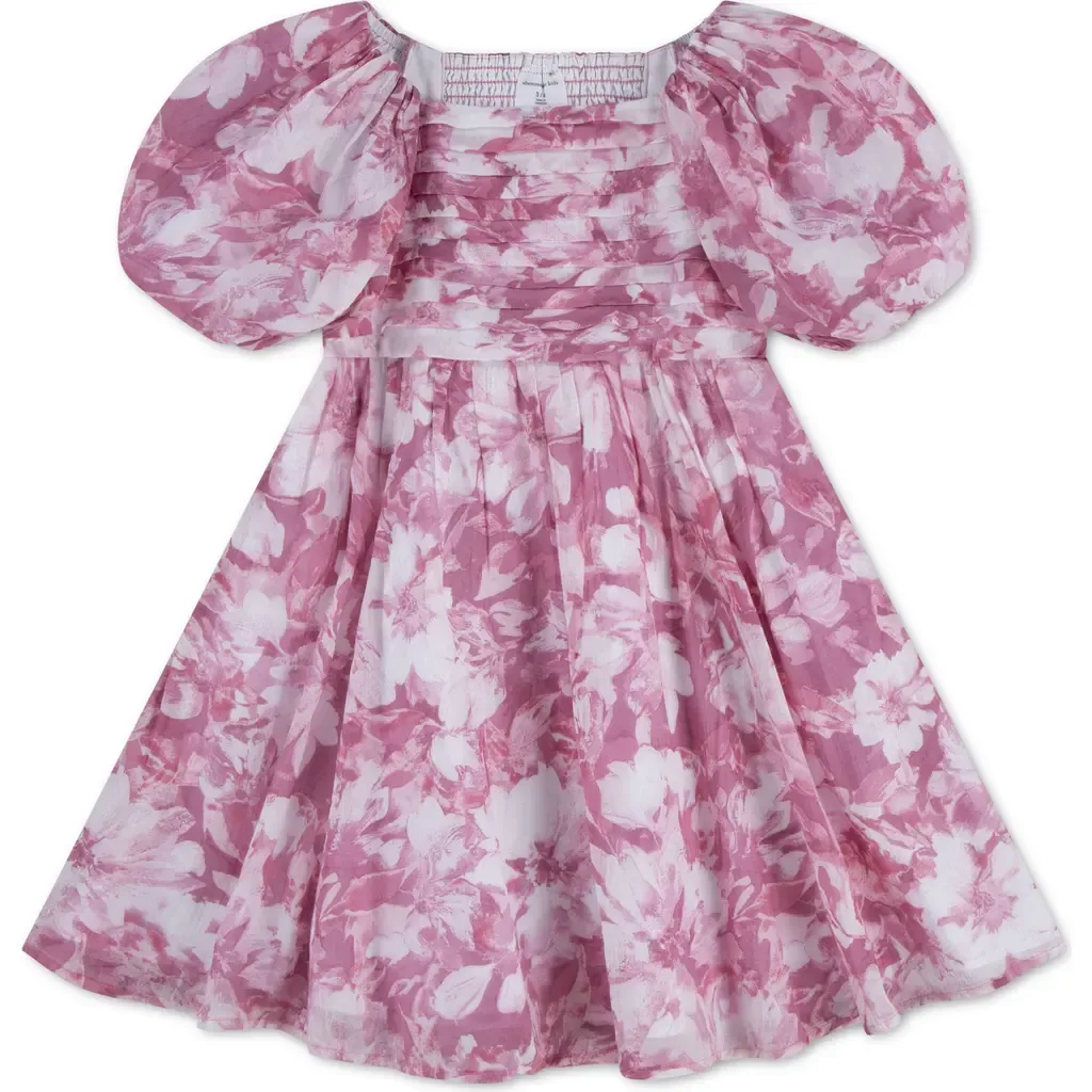 Cotton Puff Sleeve Cotton Voile Sundress by abercrombie kids