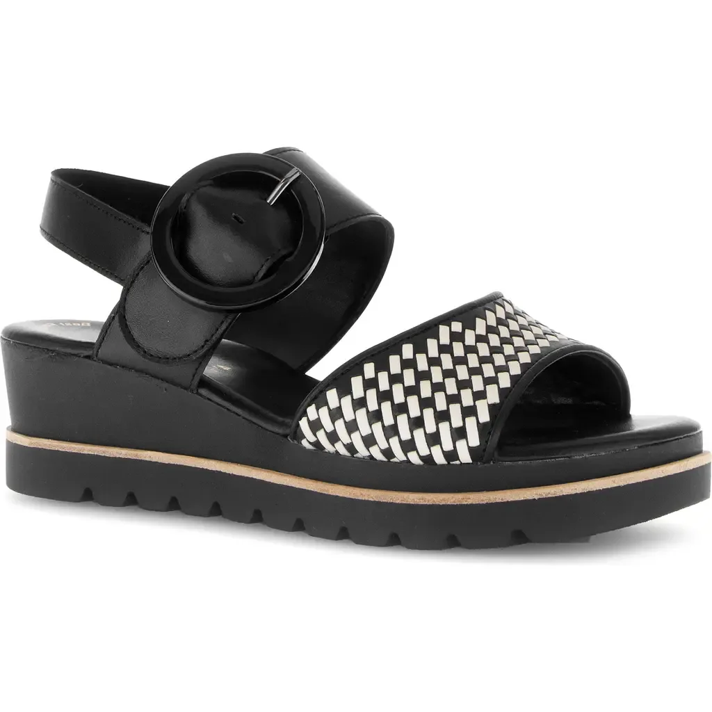 Strappy Slingback Wedge Sandal by Gabor