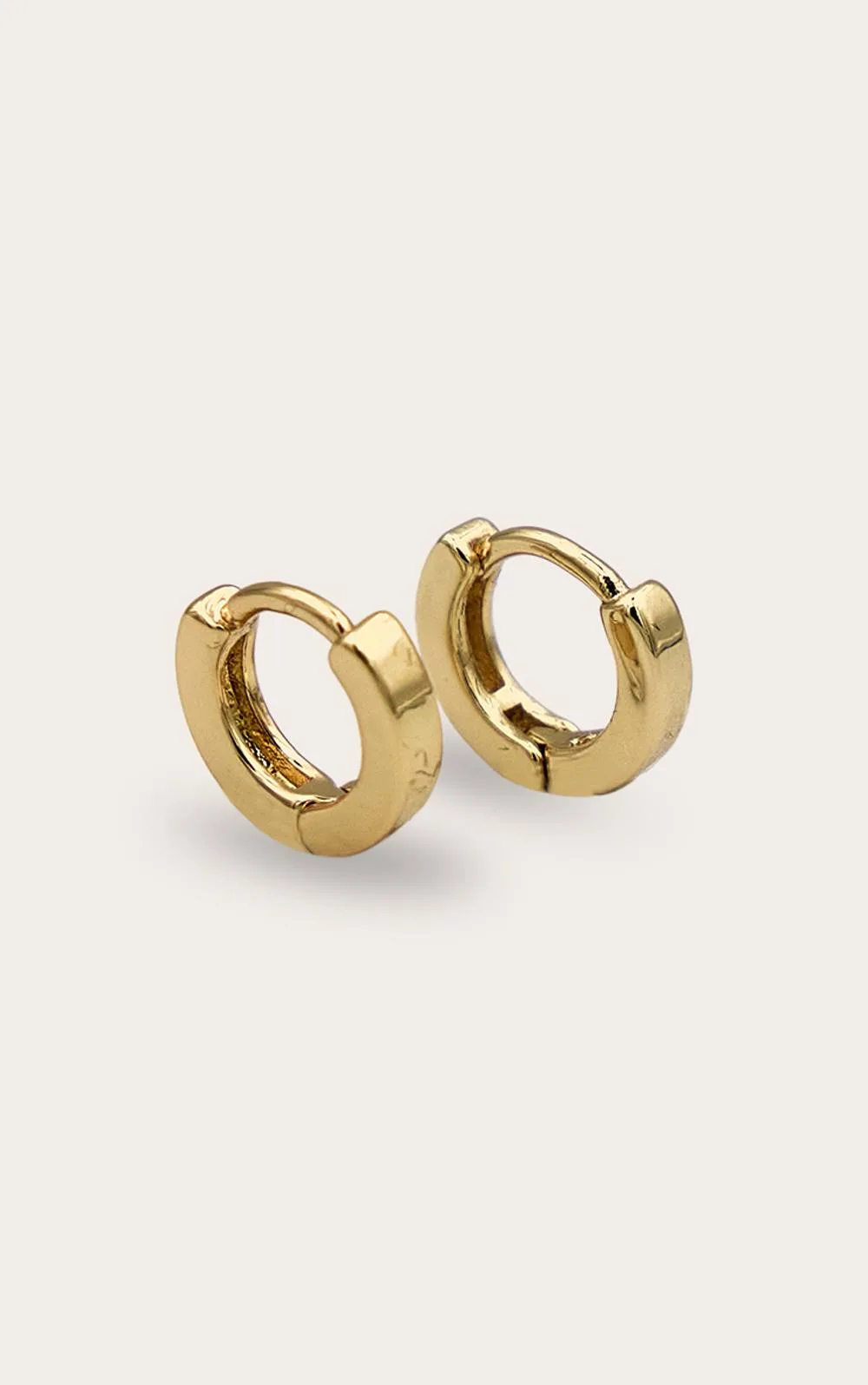 Real Silver Plated Dainty Huggie 2 Pack Hoop Earrings