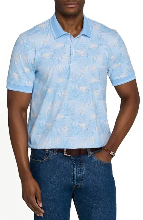 Slim Fit Leaf Polo Short Sleeve Shirt by CONSTRUCT