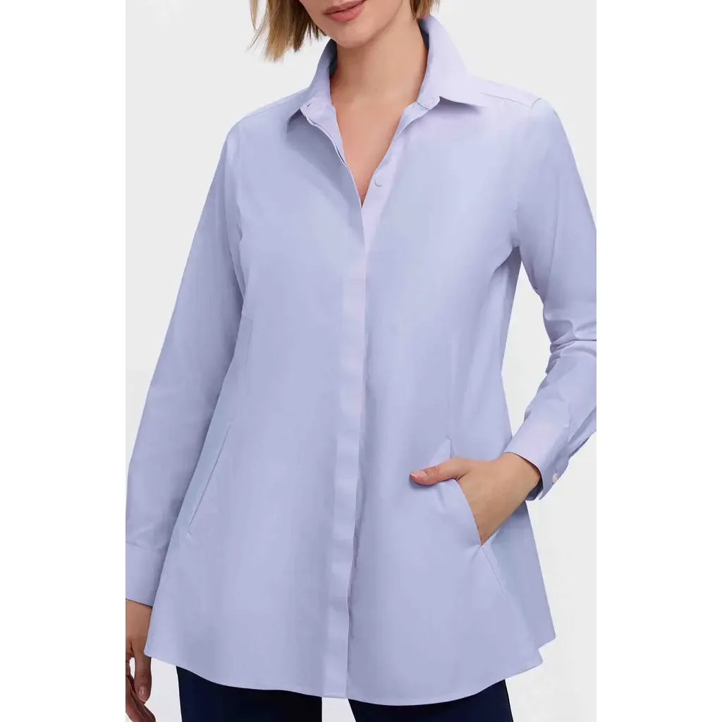Cici Non-Iron Tunic Blouse by Foxcroft
