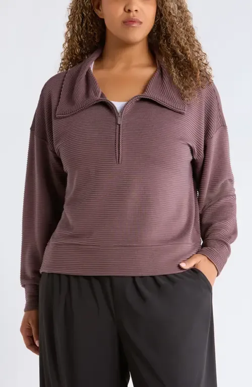 Ottoman Half Zip Pullover by Zella