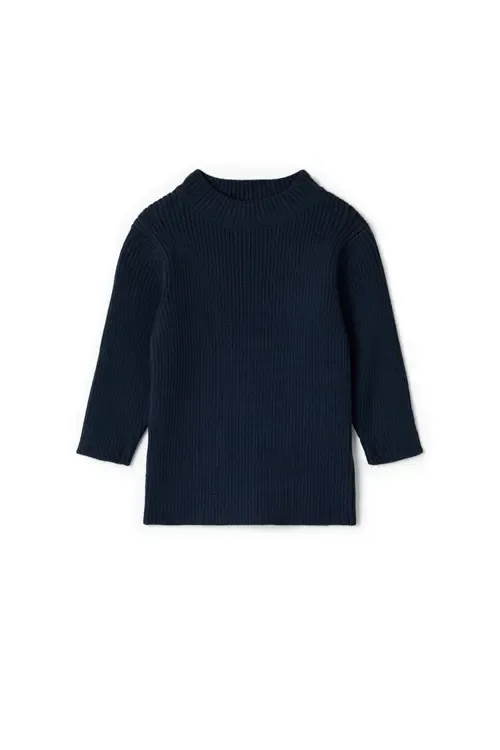 Ribbed Long Sleeve Mock Neck Knit Top by The Umbrella Academy