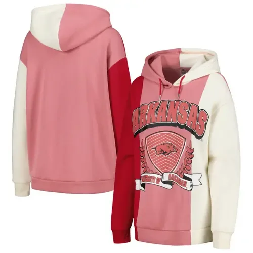 Gameday Couture Cardinal Arkansas Razorbacks Hall of Fame Colorblock Pullover Hoodie by GAMEDAY COUTURE