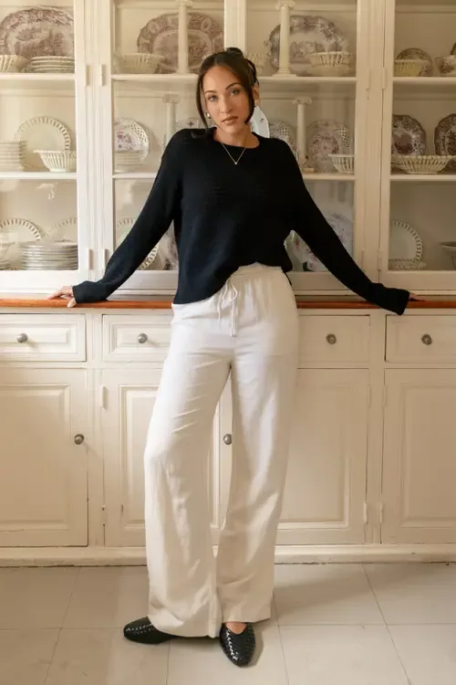 The Open Knit Long Sleeve Sweater by KADA