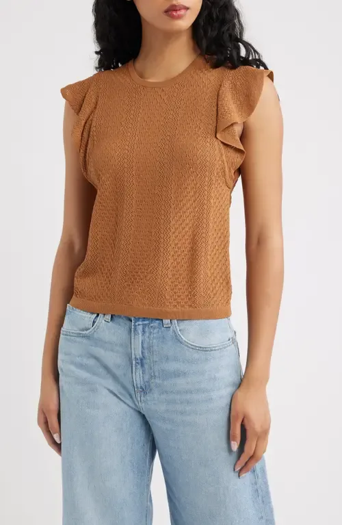 Margo Mixed Stitch Knit Top by PAIGE