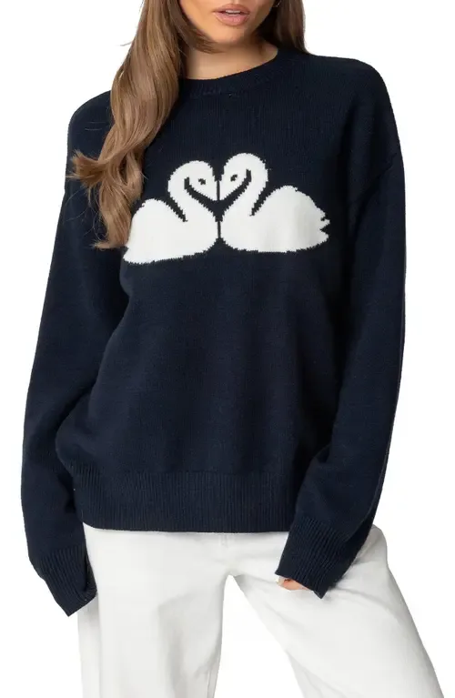 Swan Oversize Sweater by EDIKTED