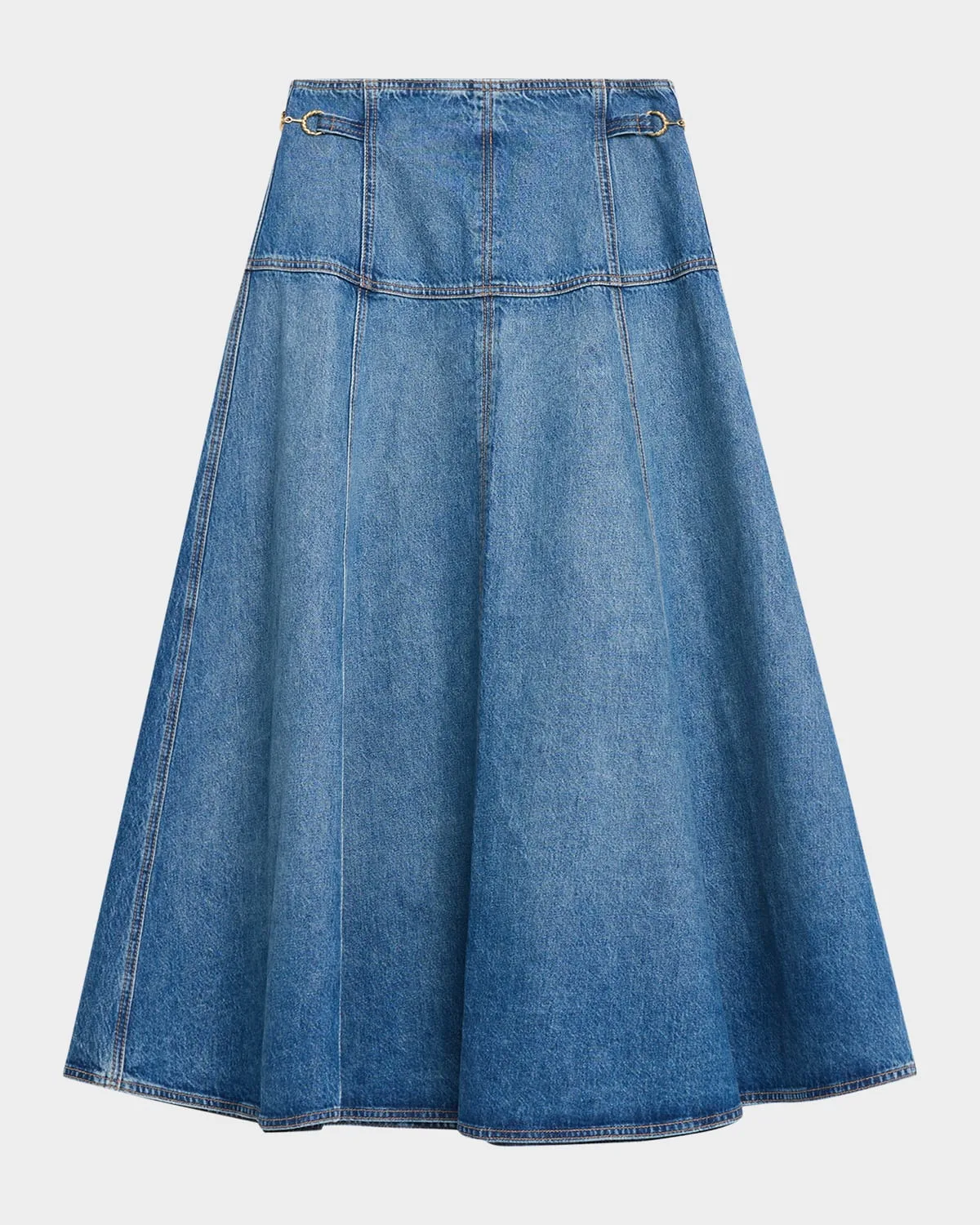 Brigette Denim Midi Skirt