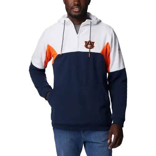 Columbia Navy Auburn Tigers Lodge Quarter-Zip Hoodie by Columbia