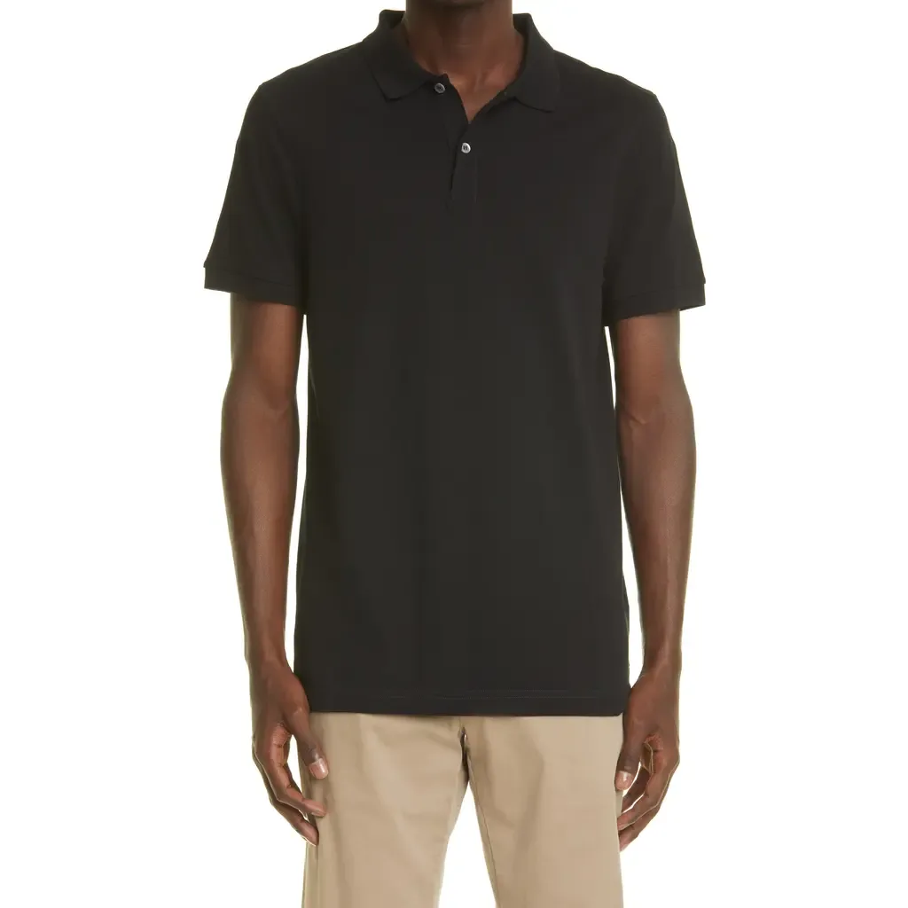 Solid Piqué Polo by Sunspel