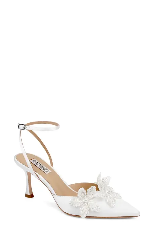 Whitman Ankle Strap Pointed Toe Pump by Badgley Mischka Collection