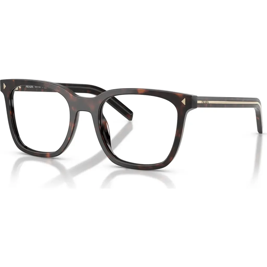 52mm Rectangle Optical Glasses by Prada