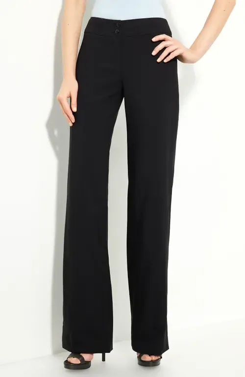 Featherweight Wool Pants by Armani Collezioni