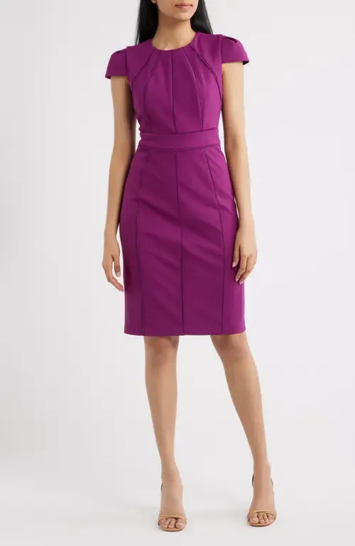 Cap Sleeve Sheath Dress by Anne Klein