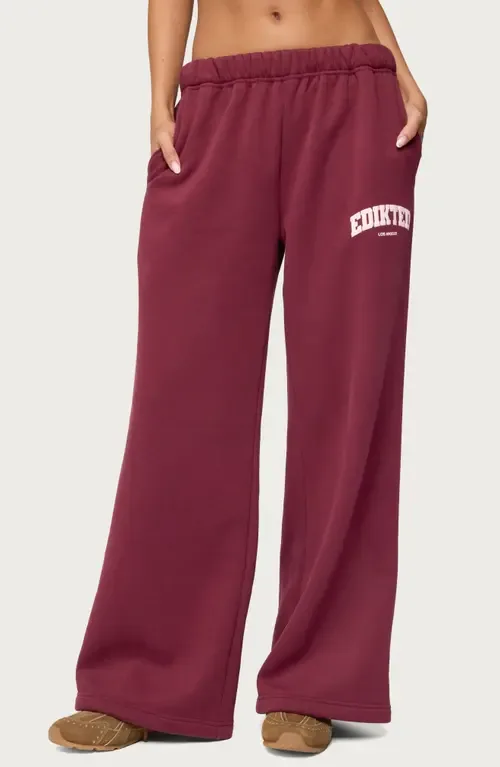 LA Relaxed Fit Sweatpants by EDIKTED