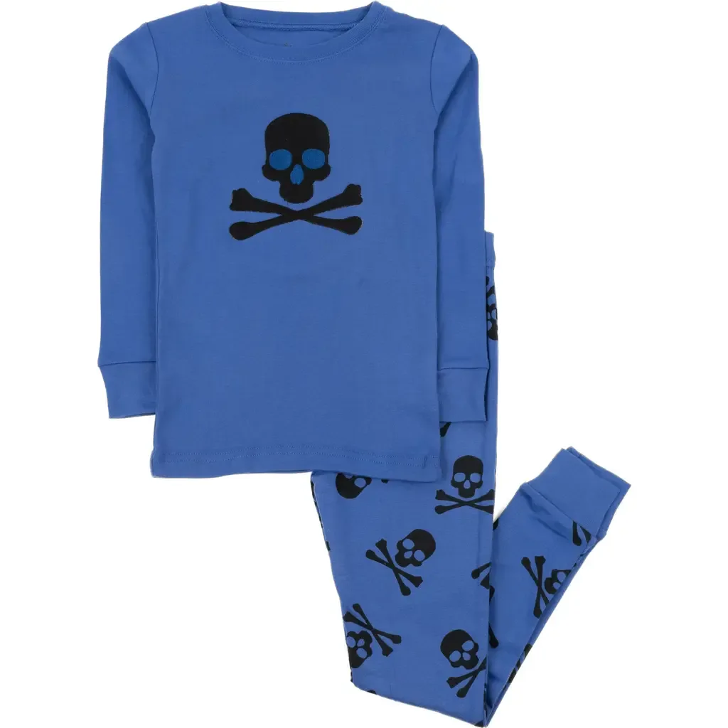 Two-Piece Cotton Halloween Matching Family Pajamas, Fun Prints by Leveret