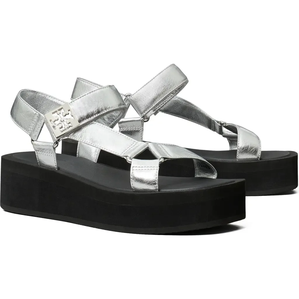 Mellow Platform Sandal by Tory Burch