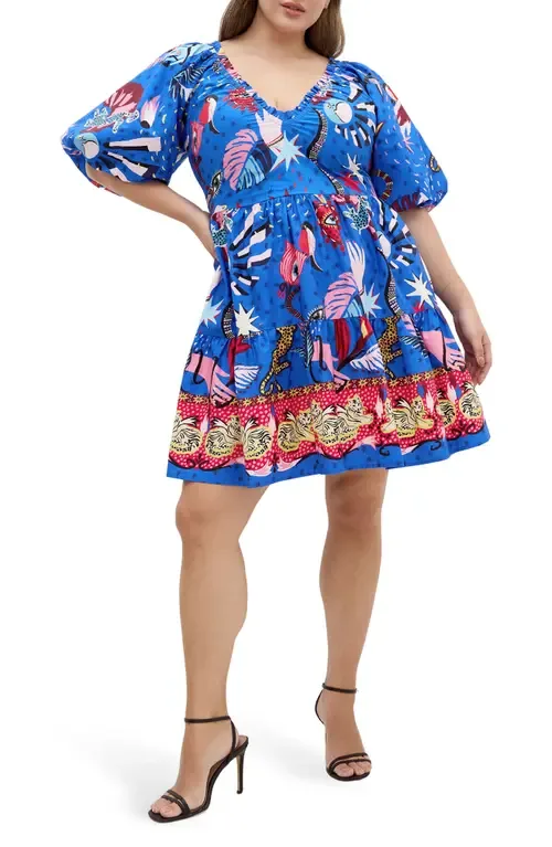 Simono Fit & Flare Minidress by City Chic