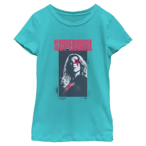 Kara Star Poster Graphic Short Sleeve T-Shirt by Supergirl