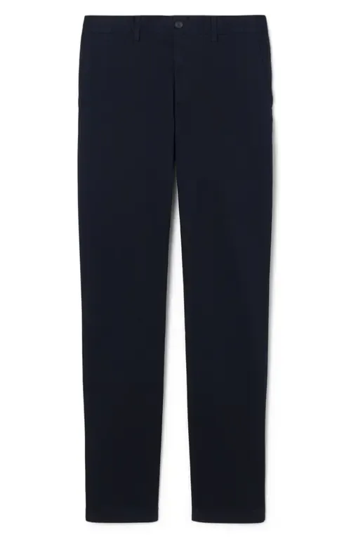Flat Front Cotton Stretch Twill Chinos by Lacoste