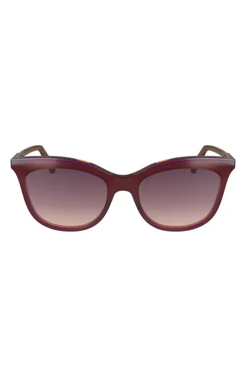 53mm Gradient Cat Eye Sunglasses by Longchamp