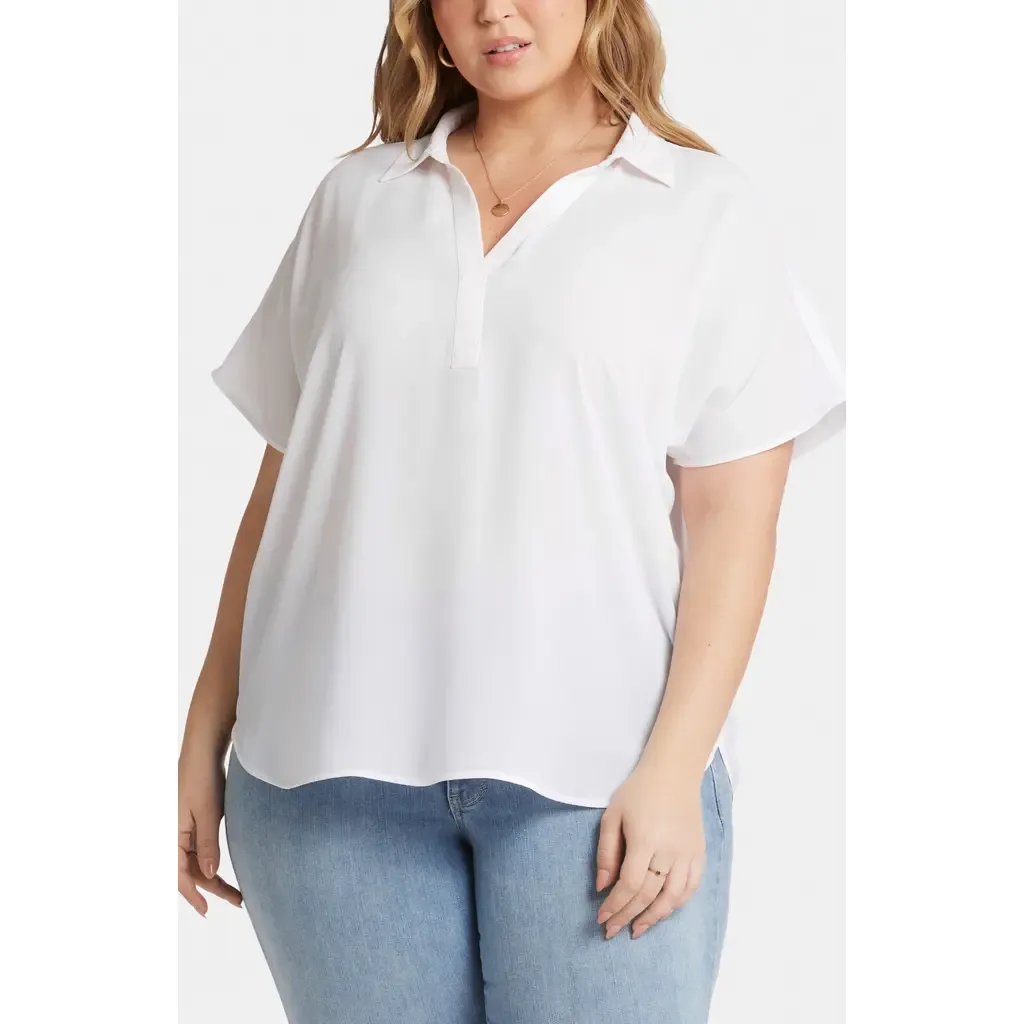 Becky Georgette Popover Top by NYDJ