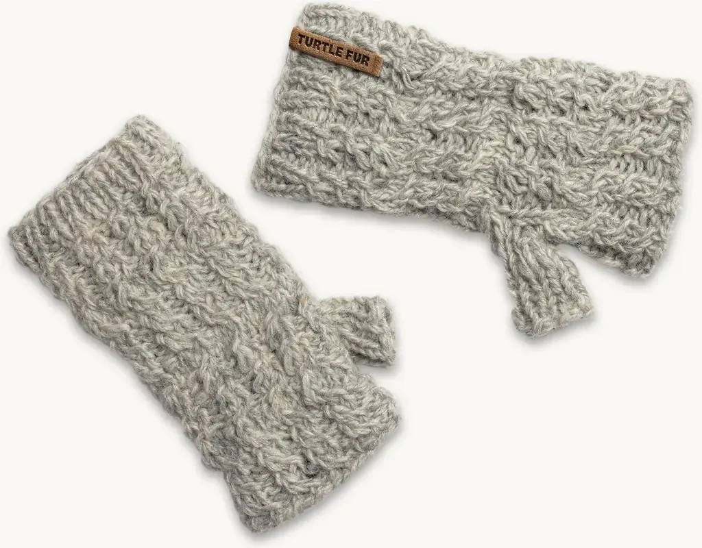 Mika Wool Fingerless Mittens