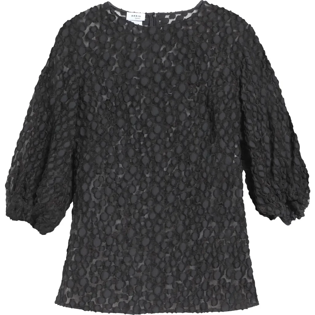 Devoré Dot Organza Top by Akris punto