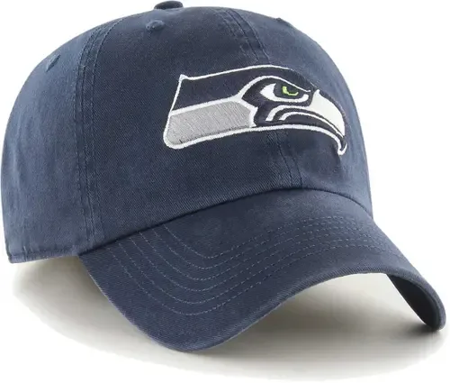 '47 Navy Seattle Seahawks Franchise Logo Fitted Hat by '47