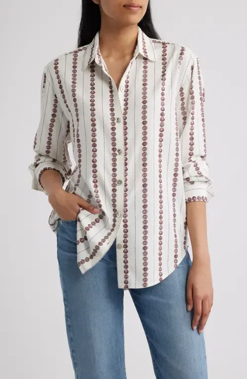 Boyfriend Button-Up Shirt by Cloth & Stone