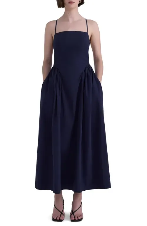 Sadee Cotton Poplin Midi Dress by Pistola