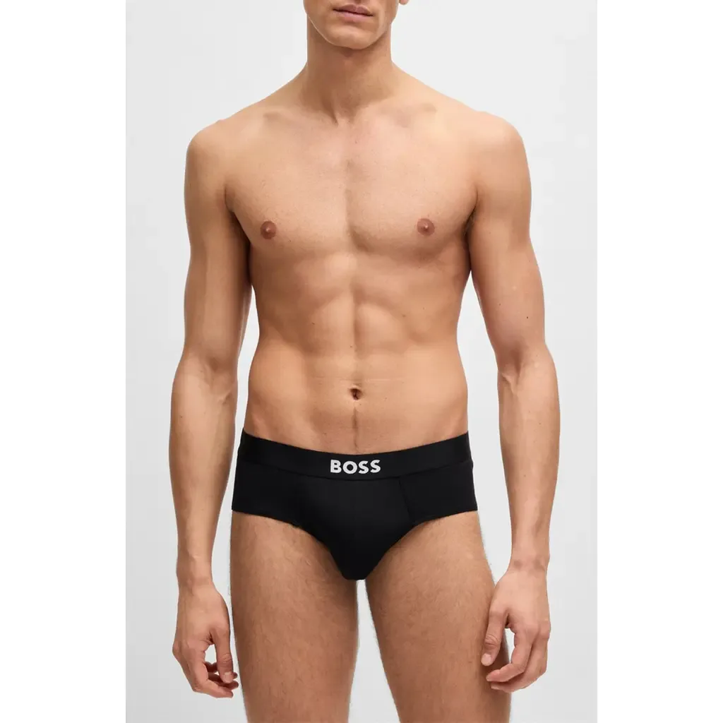 Assorted 3-Pack Power Stretch Cotton Briefs by BOSS