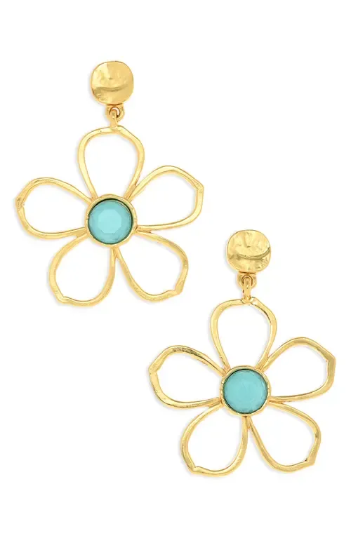 Flower Drop Earrings by Karine Sultan